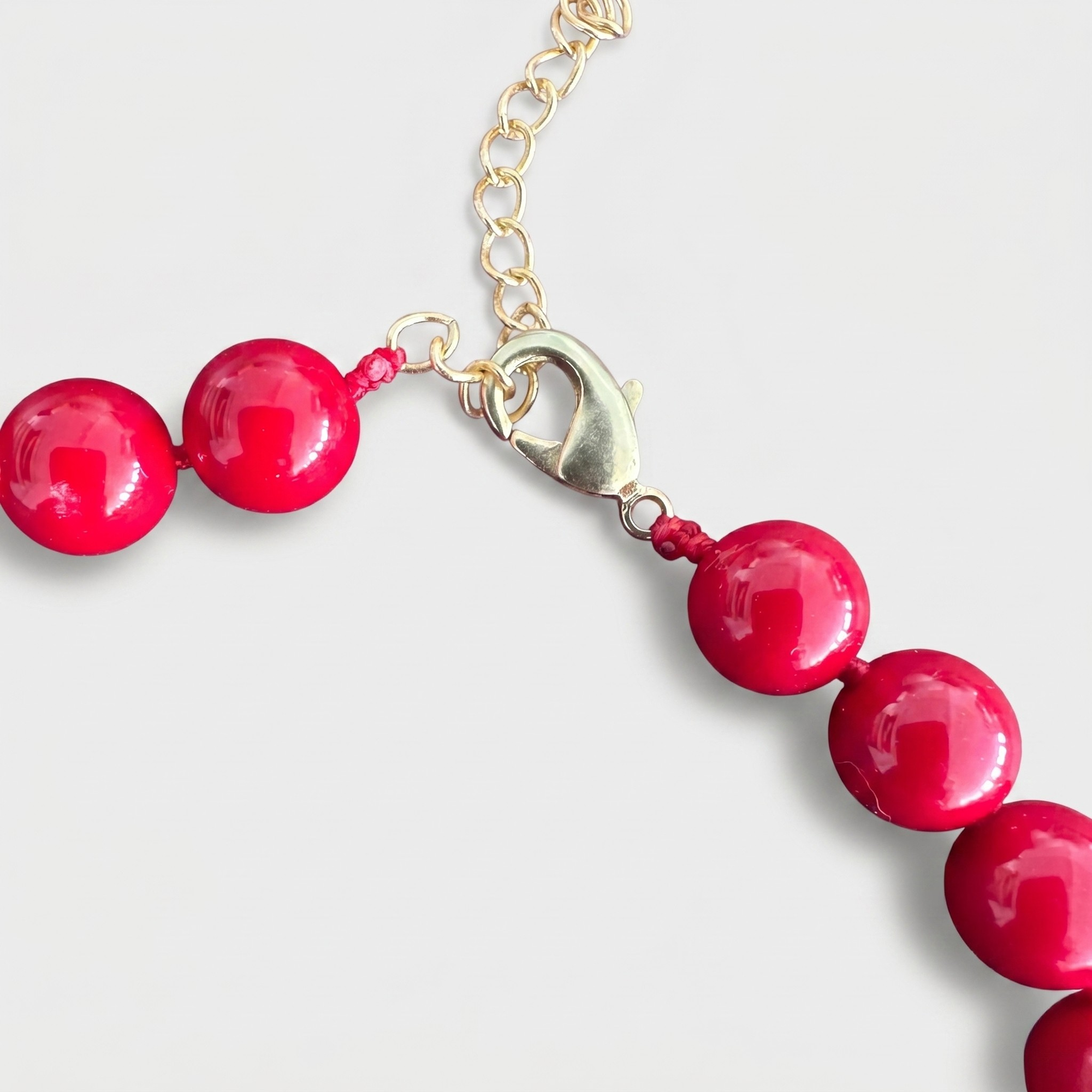 Americana Red Pearl Necklace