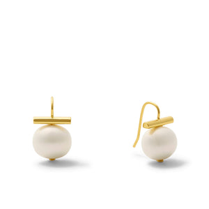 Medium Pebble Pearls Earrings