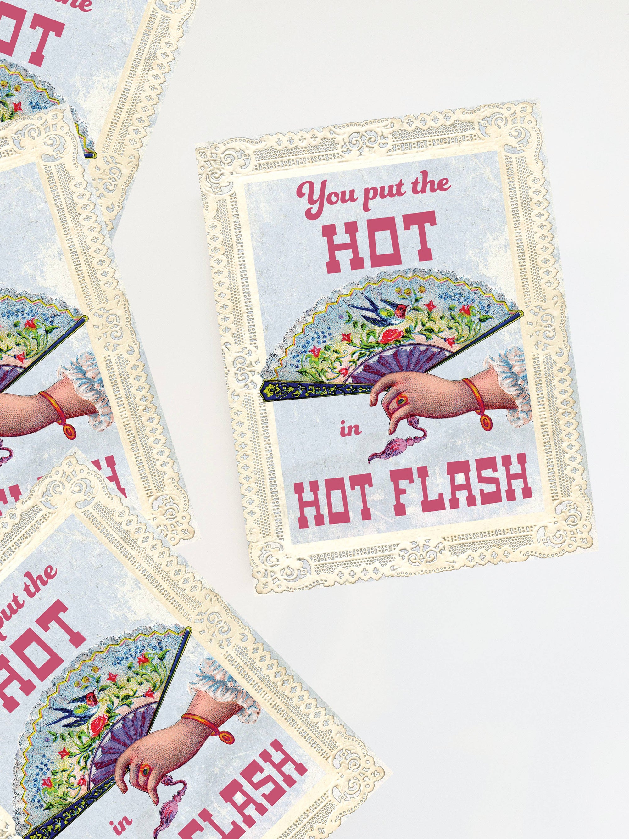 Hot Flash Funny Card
