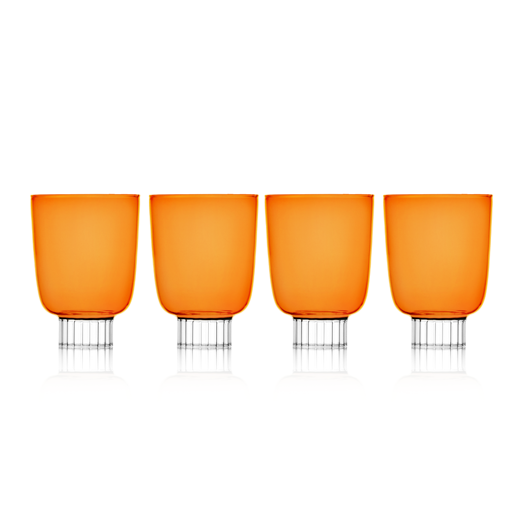 Romantic Petite Stemless Wine Glasses