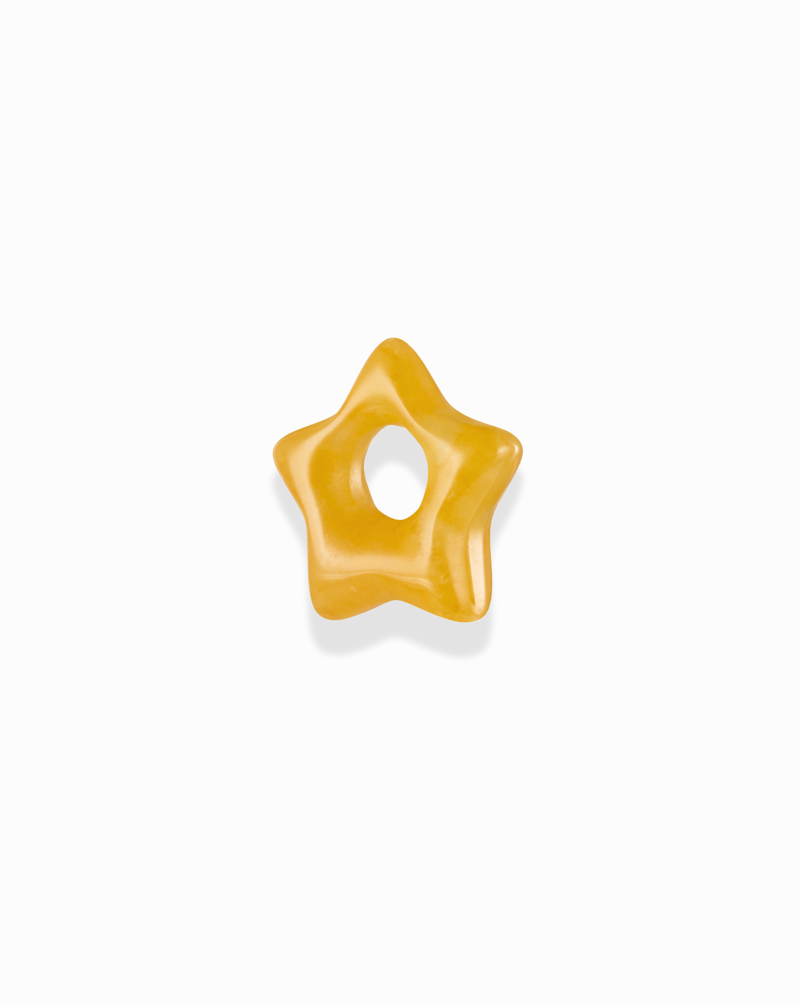 Yellow Jade Maia Star Spacer
