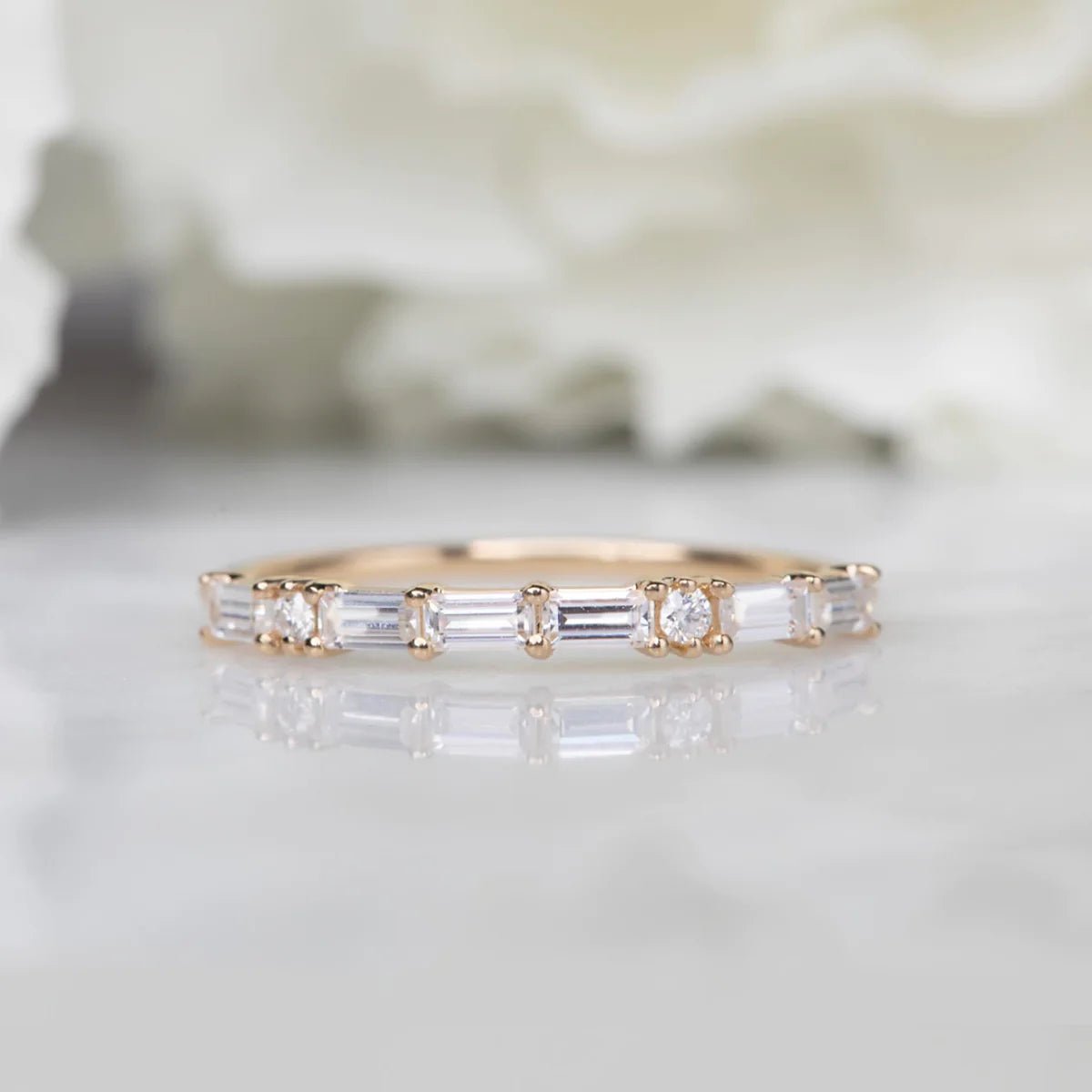 14kt Gold Morse Code Mama Ring - Box Turtle