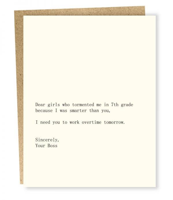 Girls/Boss Card