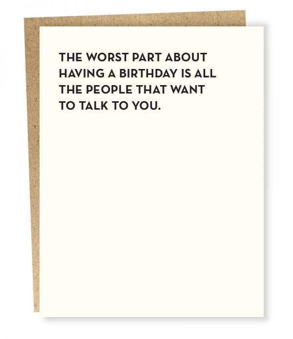 Worst Part Card