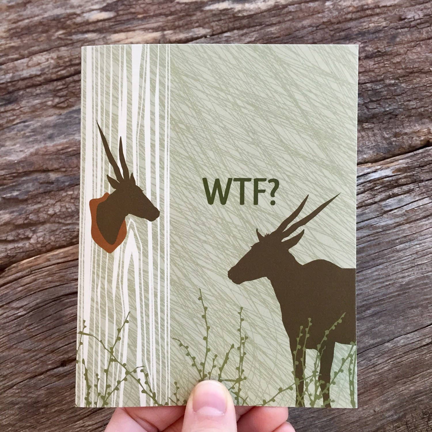 WTF Deer Trophy Card
