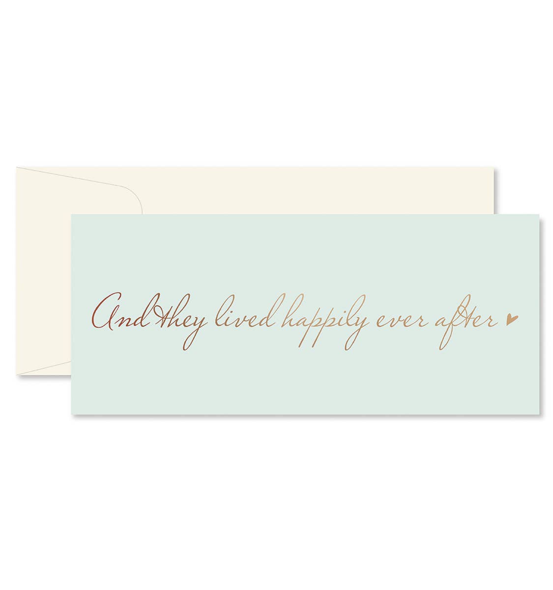 And They Lived Happily Ever After Wedding Card
