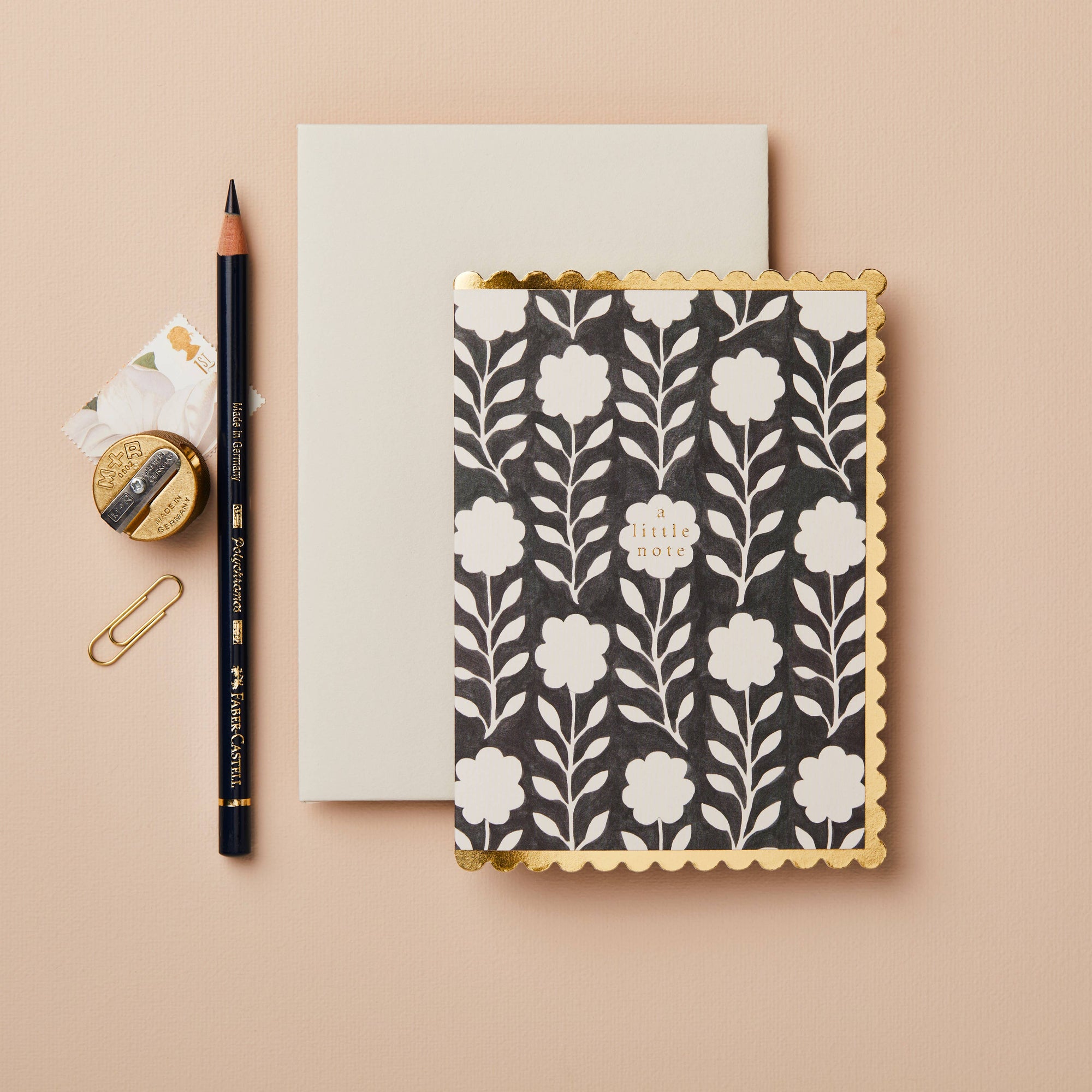 A Little Note Ink Flora Card