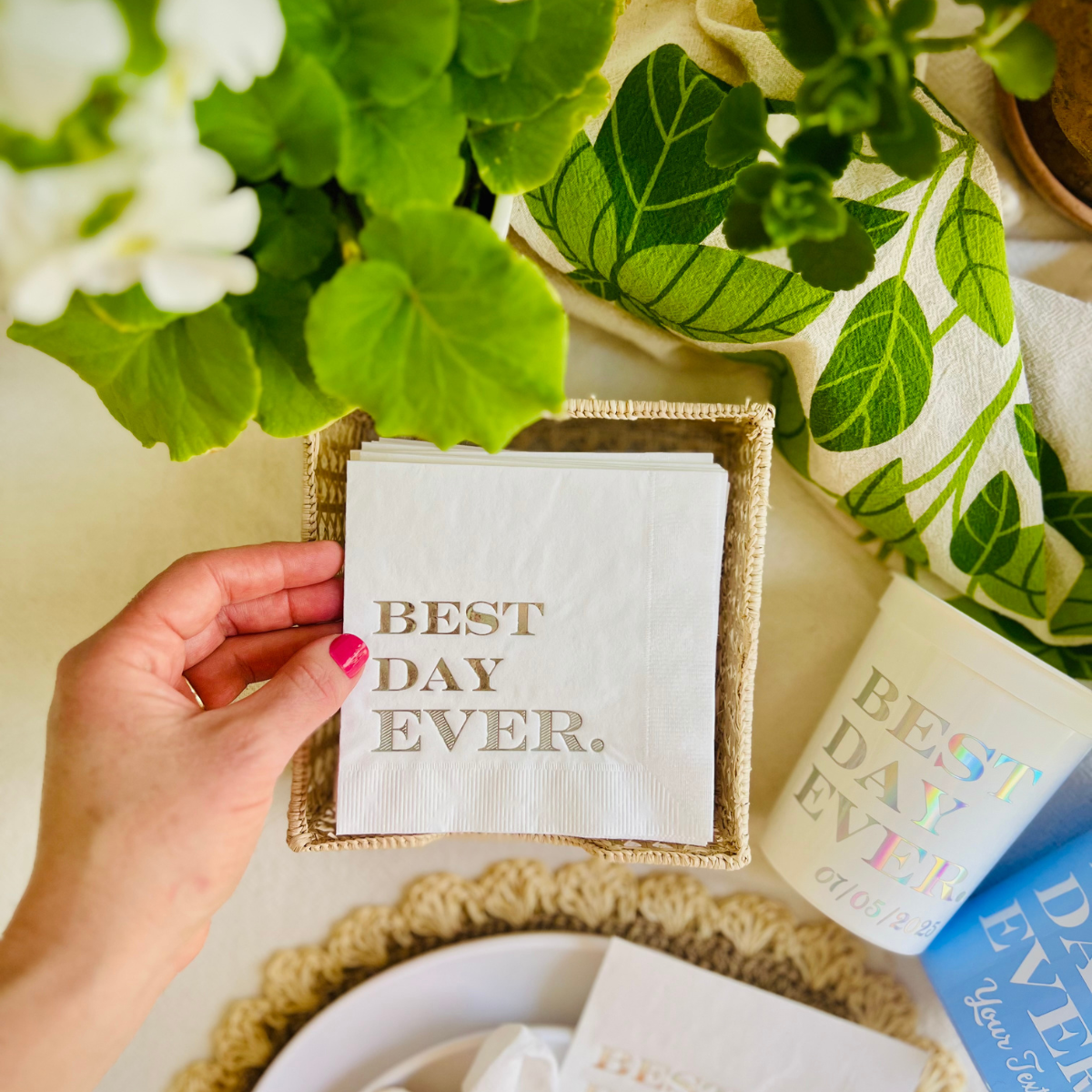 Best Day Ever Cocktail Napkins