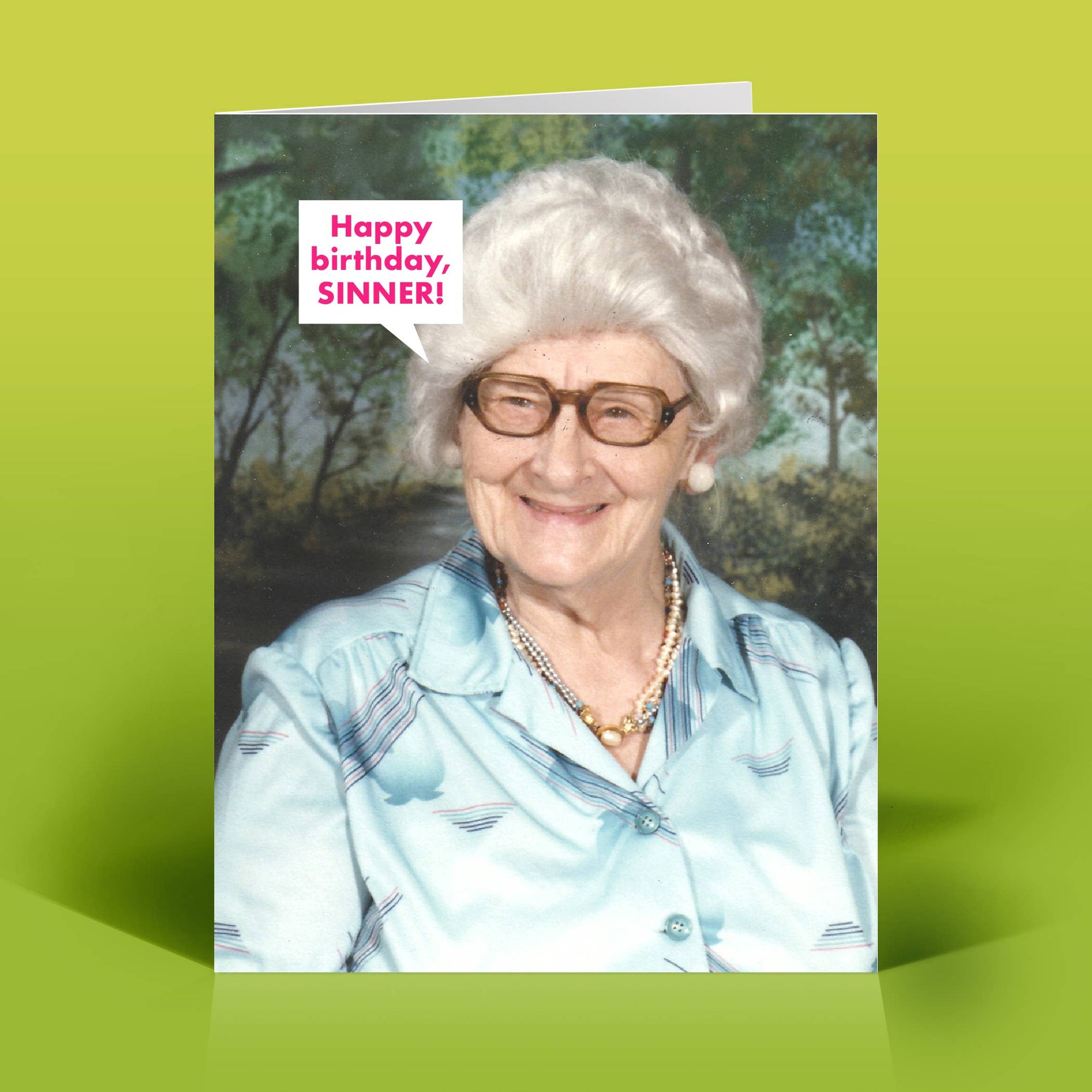 Sinner! Funny Birthday Card