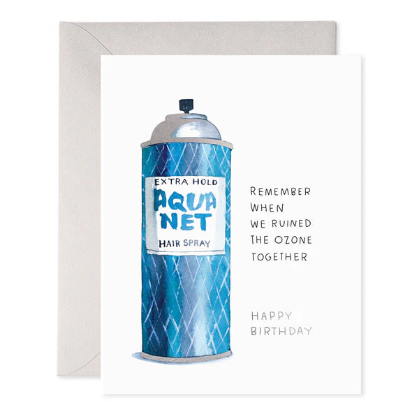 Aquanet Birthday Card