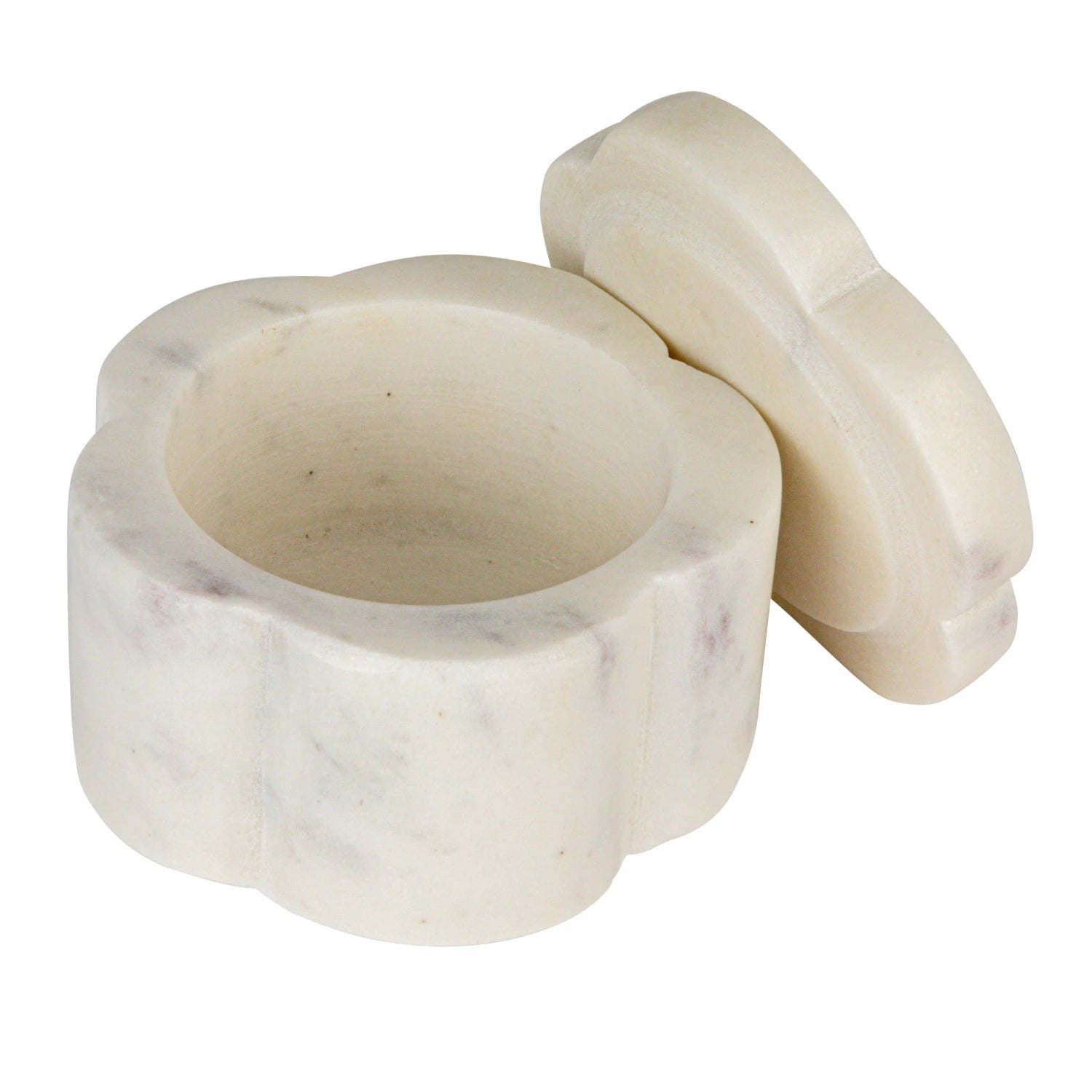 Marble Scalloped Pinch Pot