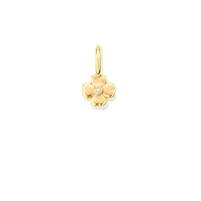 Diamond Clover Mini Charm