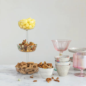 Three-Tier Glass Tray