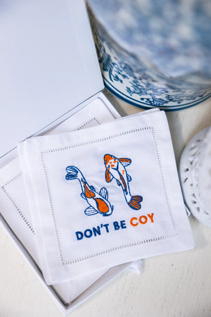 August Morgan Clever Cocktail Napkins