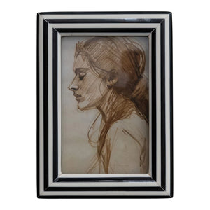 Black & White Striped Frame