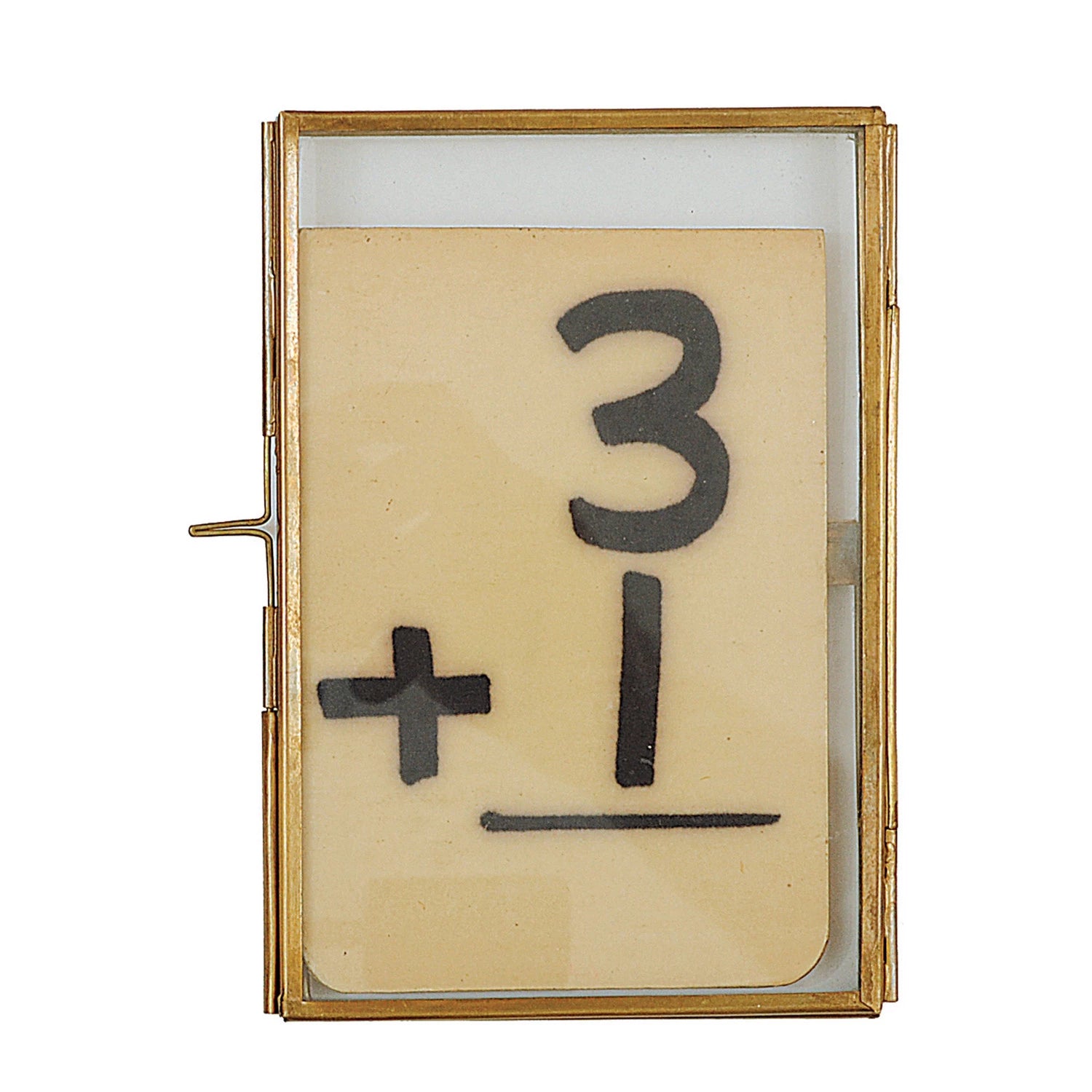 Brass & Glass 4x6 Photo Frame