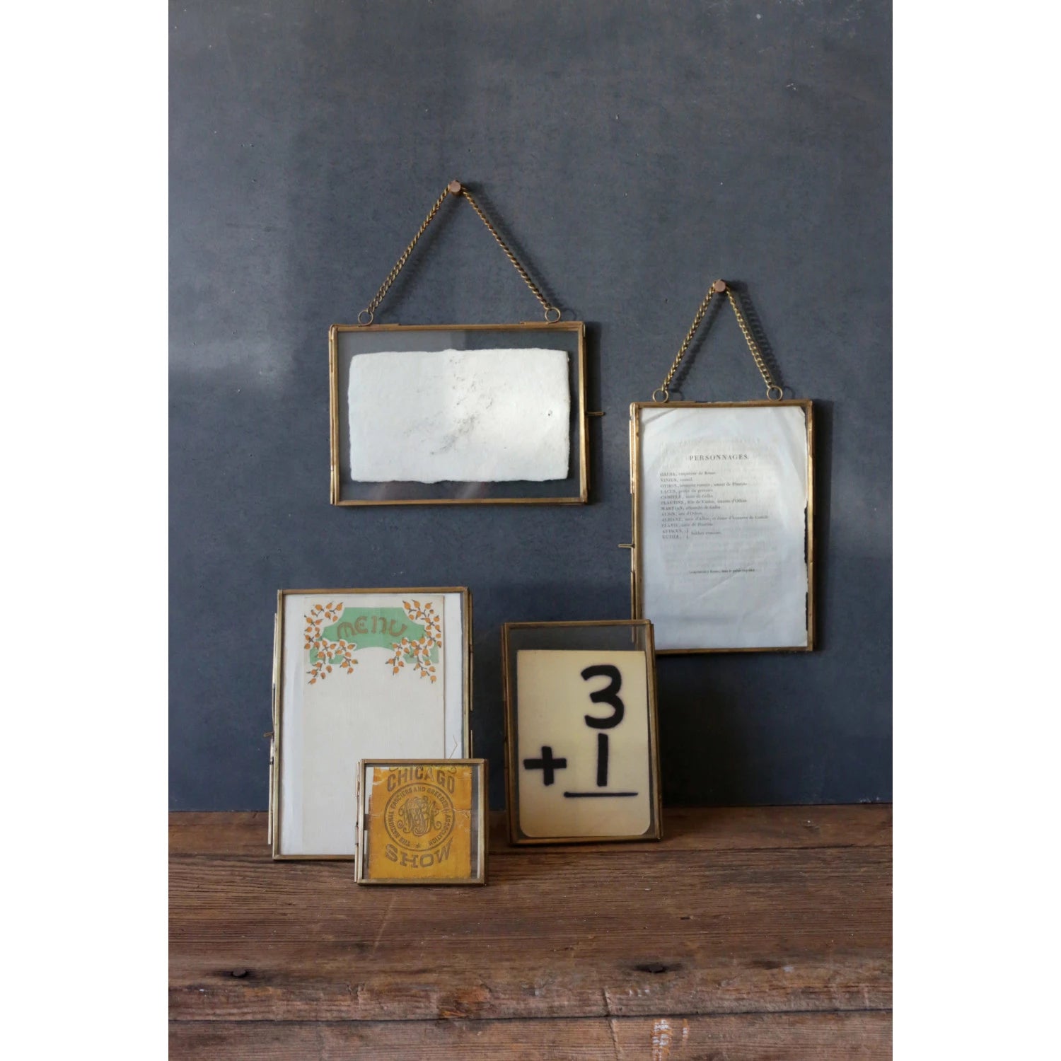 Brass & Glass 4x6 Photo Frame