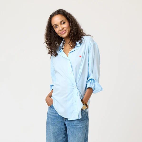 Mid Blue Jack Button-Up