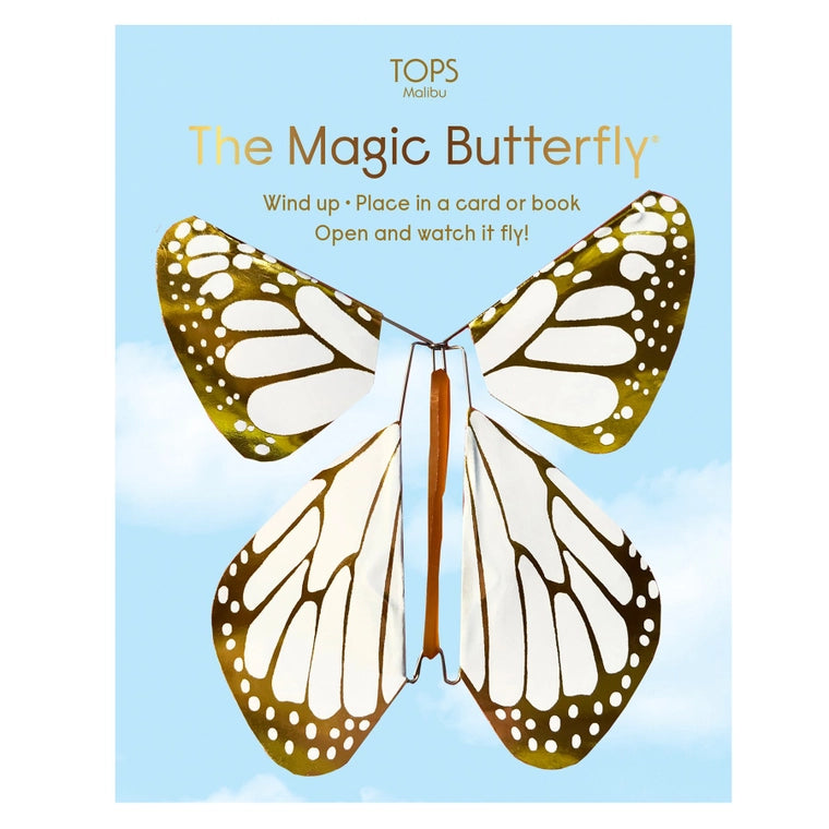 Metallic Flying Magic Butterfly