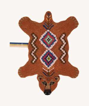 berber grizzly bear rug