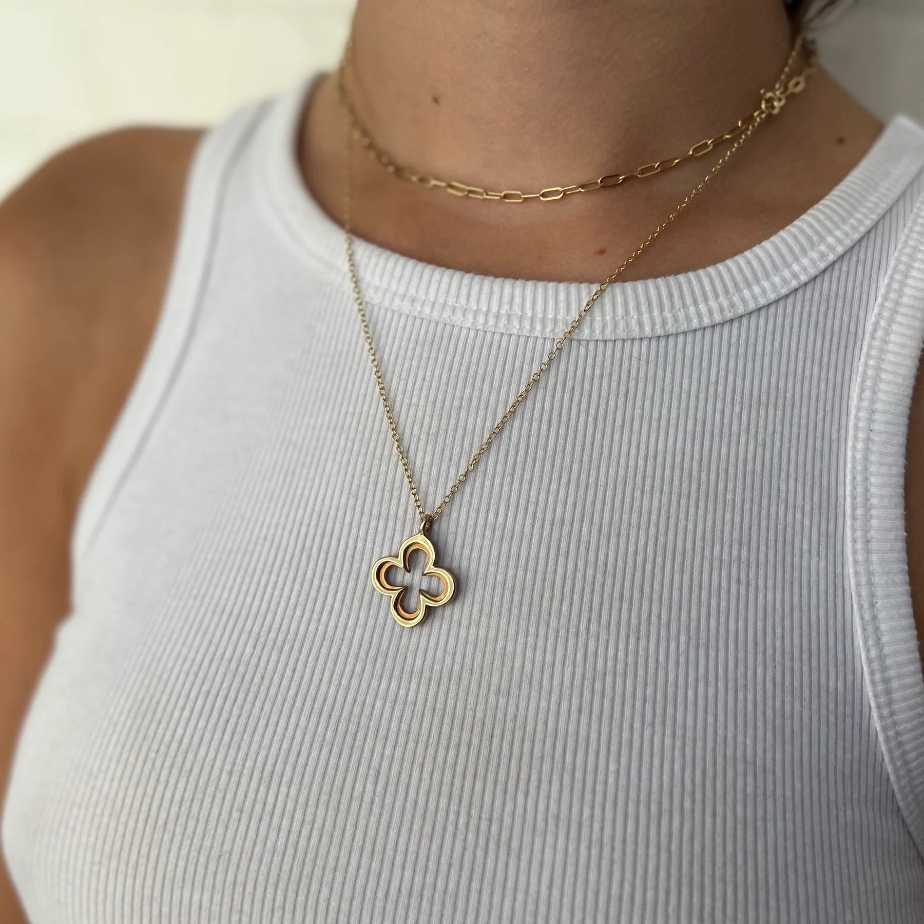 Quatrefoil Necklace