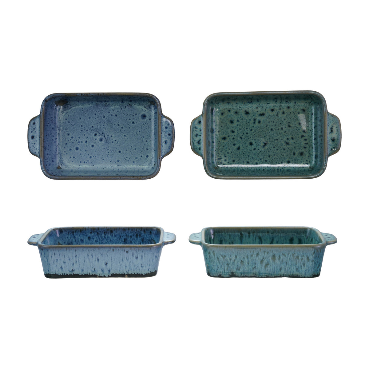Reactive Glaze Baker with Handle