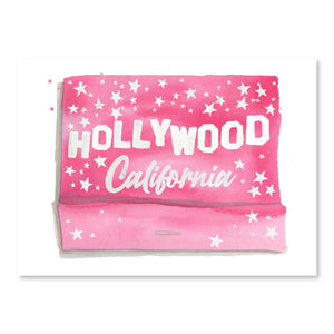 Hollywood Matchbook Print