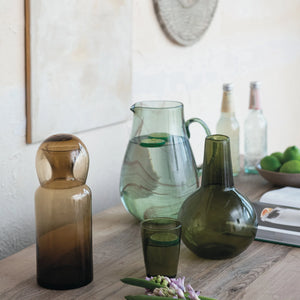 Amber Glass Carafe