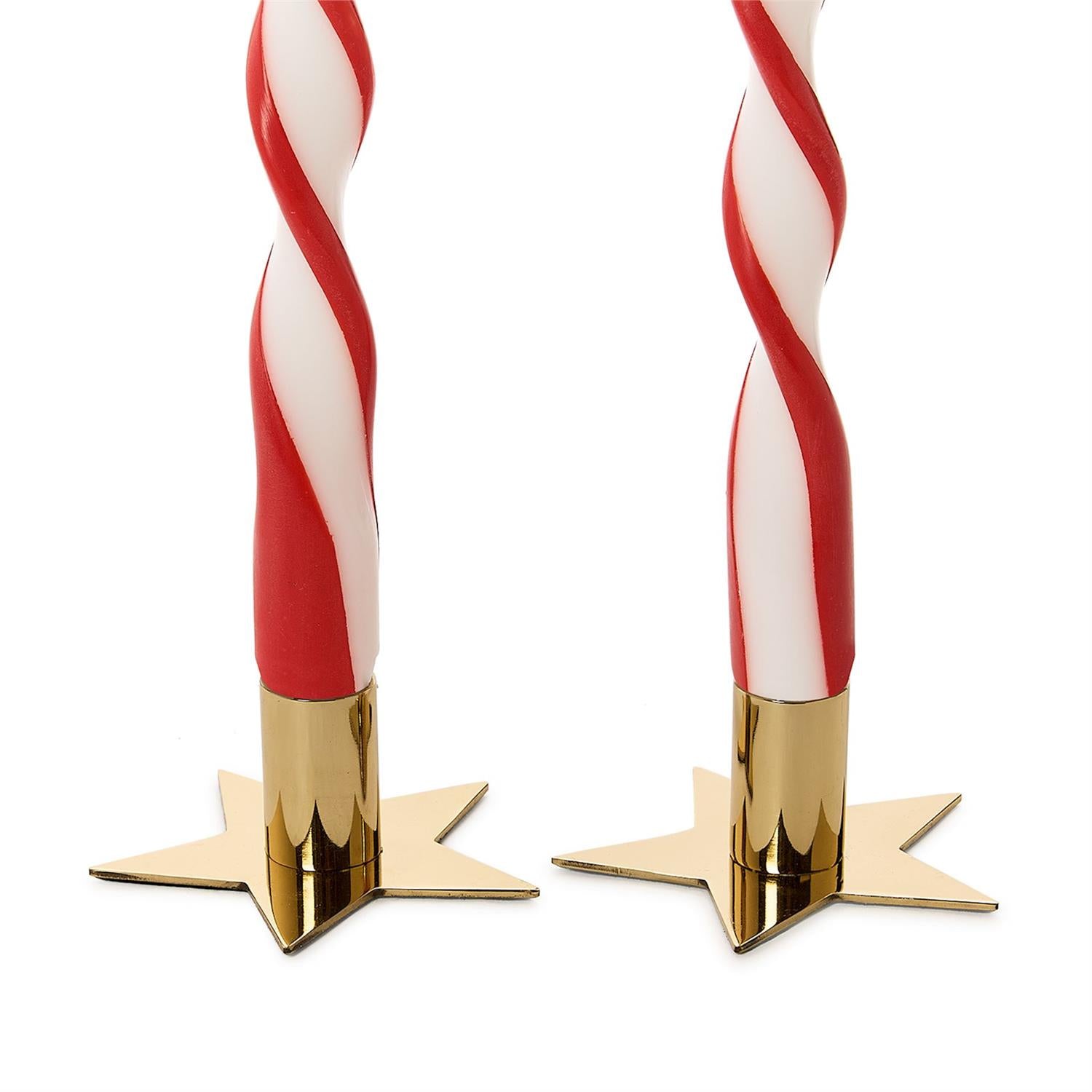 Gold Star Candlestick Holder