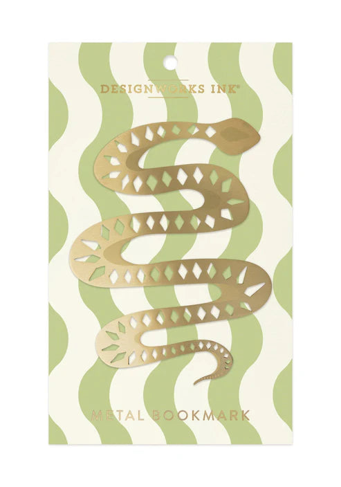 Mister Slithers Brass Bookmark
