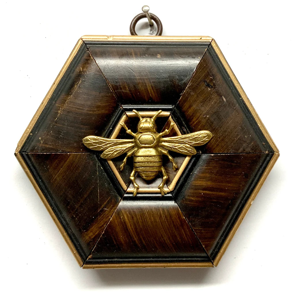 Wooden Frame with Italian Bee