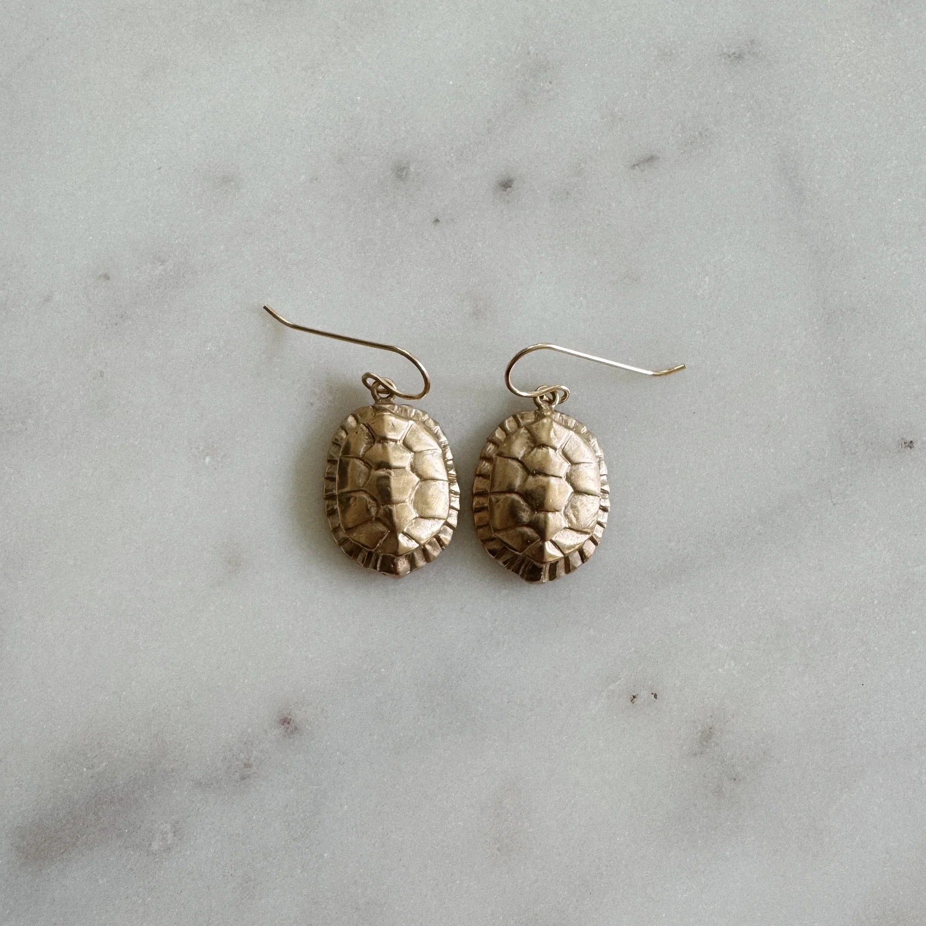 Bronze Turtle Earrings