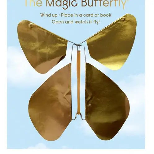 Metallic Flying Magic Butterfly