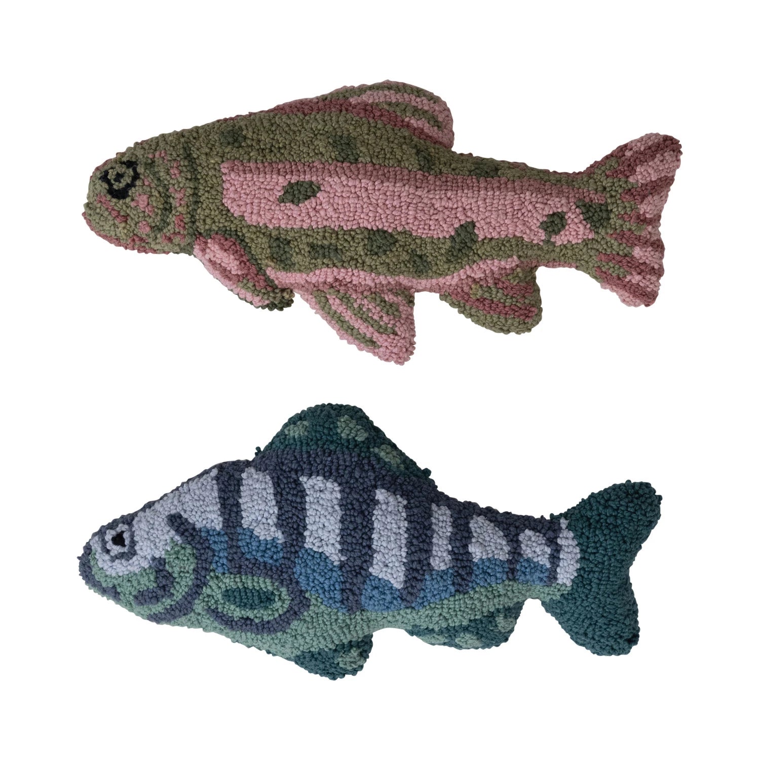 Woven Fish Shaped Pillow