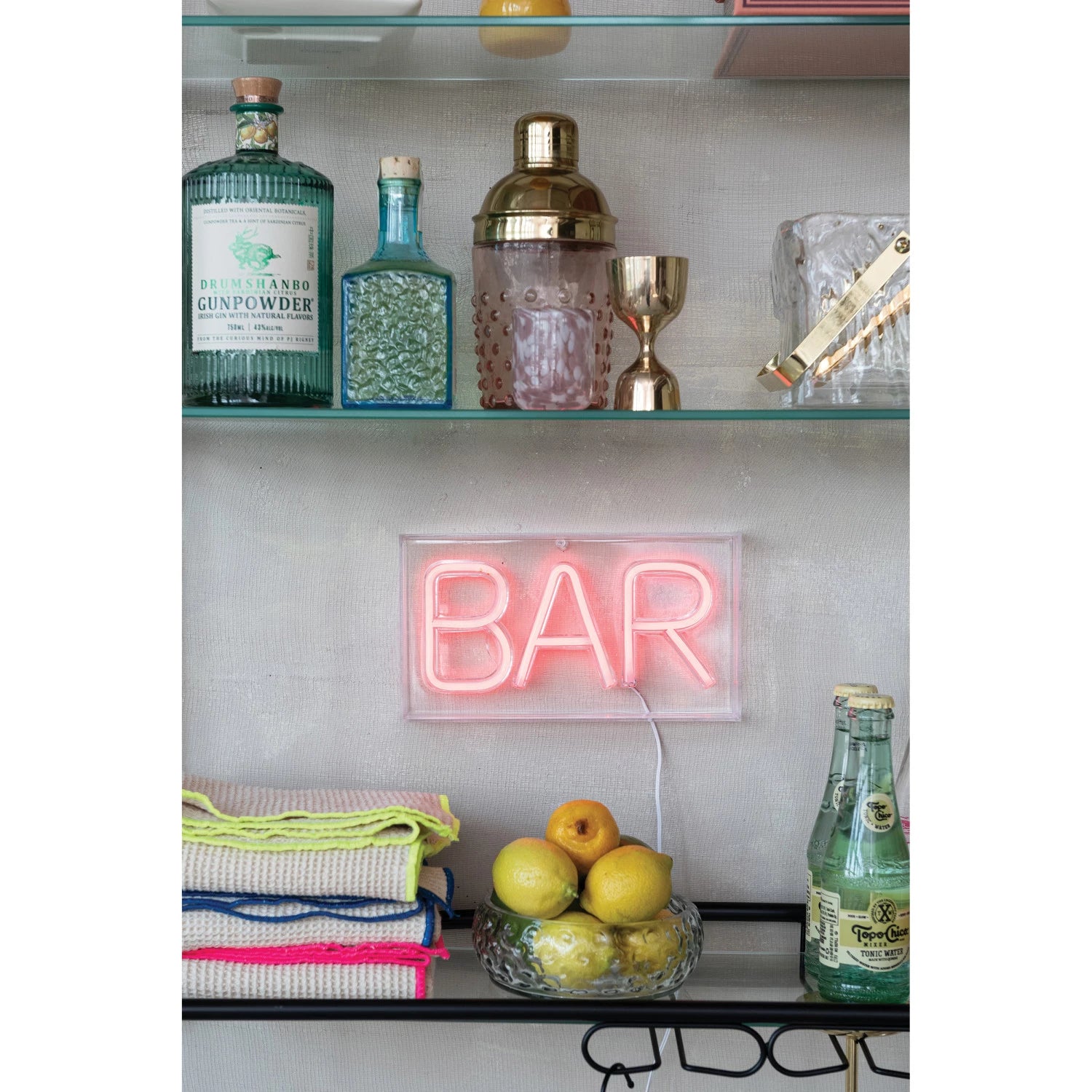 "BAR" Red Neon Light