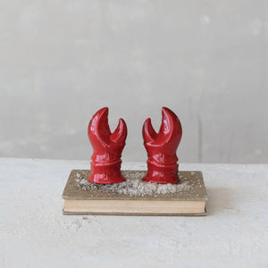 Lobster Claw Salt & Pepper Shakers