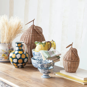 Botanicals & Scalloped Footed Bowl