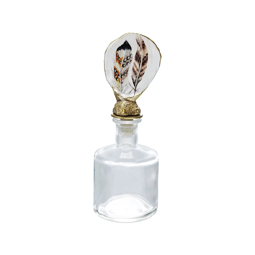 Decorative Bottle with Oyster Stopper