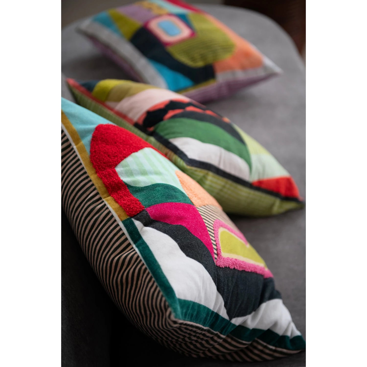 Multi-Colored Abstract Pillow
