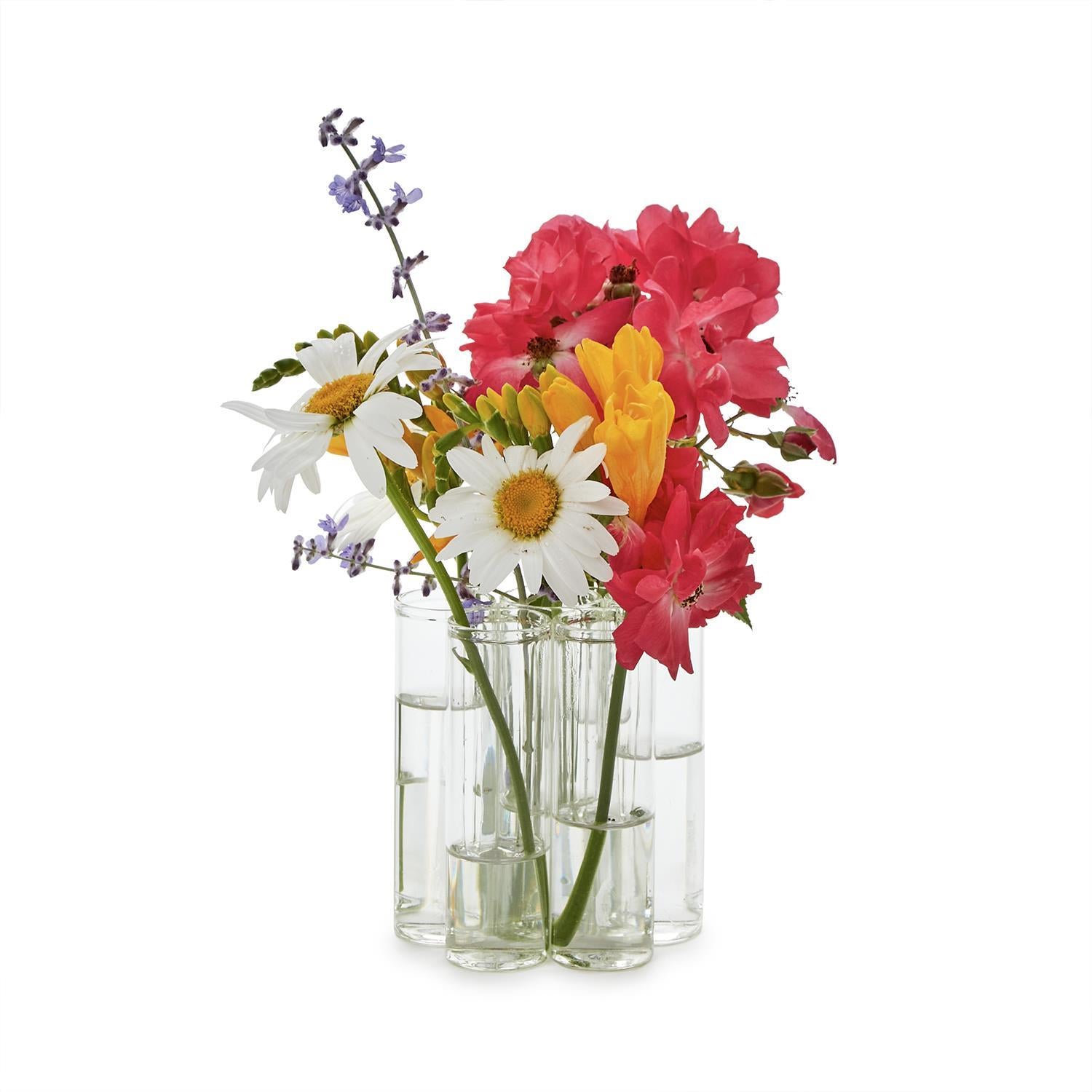 Connected Tube Flower Vase