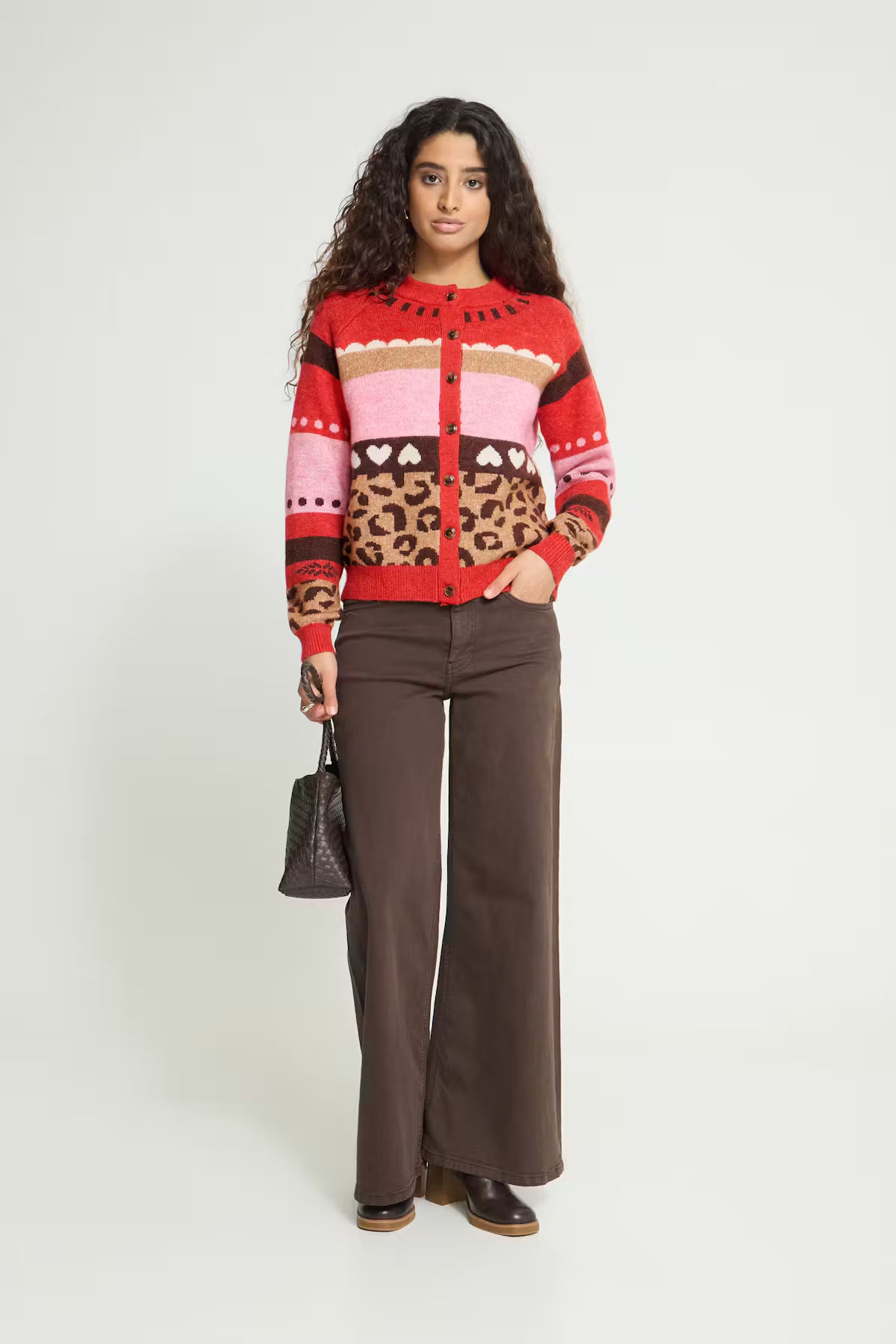 Poinsettia IHLIVONI Cardigan