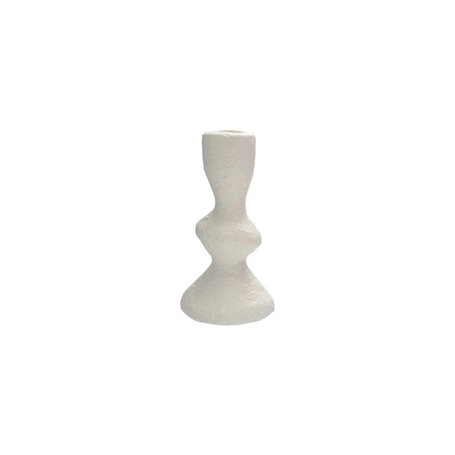 Ivory Volcano Finish Taper Holder