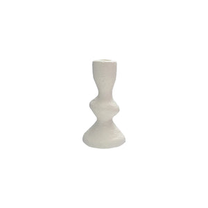 Ivory Volcano Finish Taper Holder