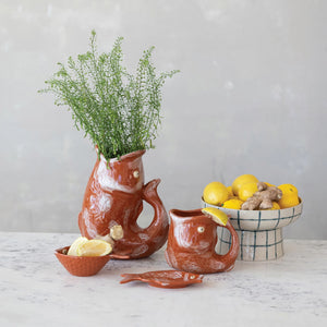 Stoneware Fish Shaped Bowl