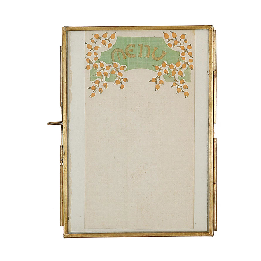Brass & Glass 5x7 Photo Frame