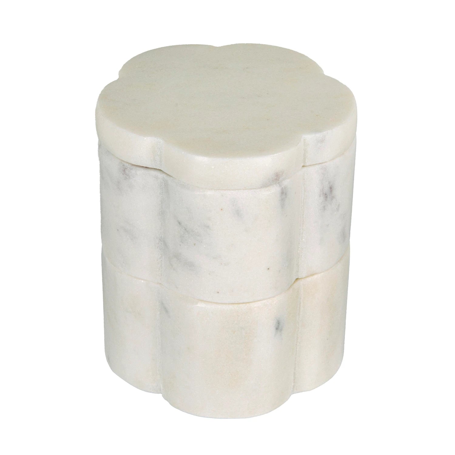 Marble Scalloped Pinch Pot