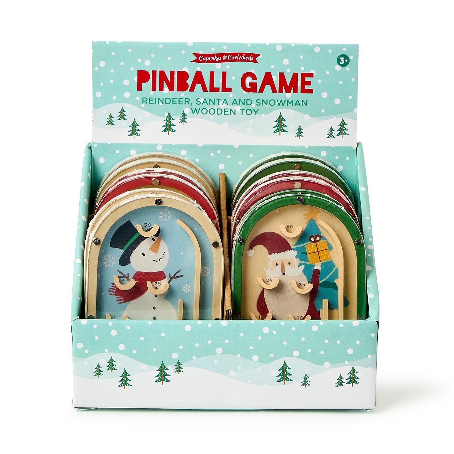 Holiday Wooden Pinball Game
