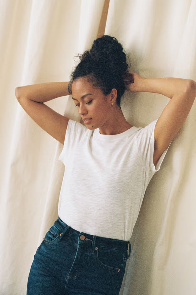 White Asher Tee