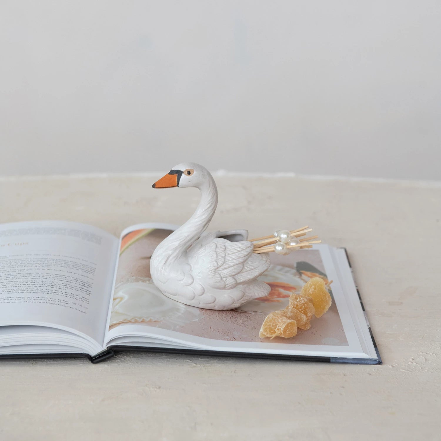 Swan Toothpick Holder