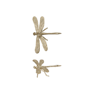 Gold Pewter Dragonfly